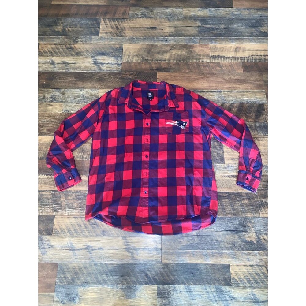 New England Patriots flannel‎ Shirt XL NFL Team Apparel